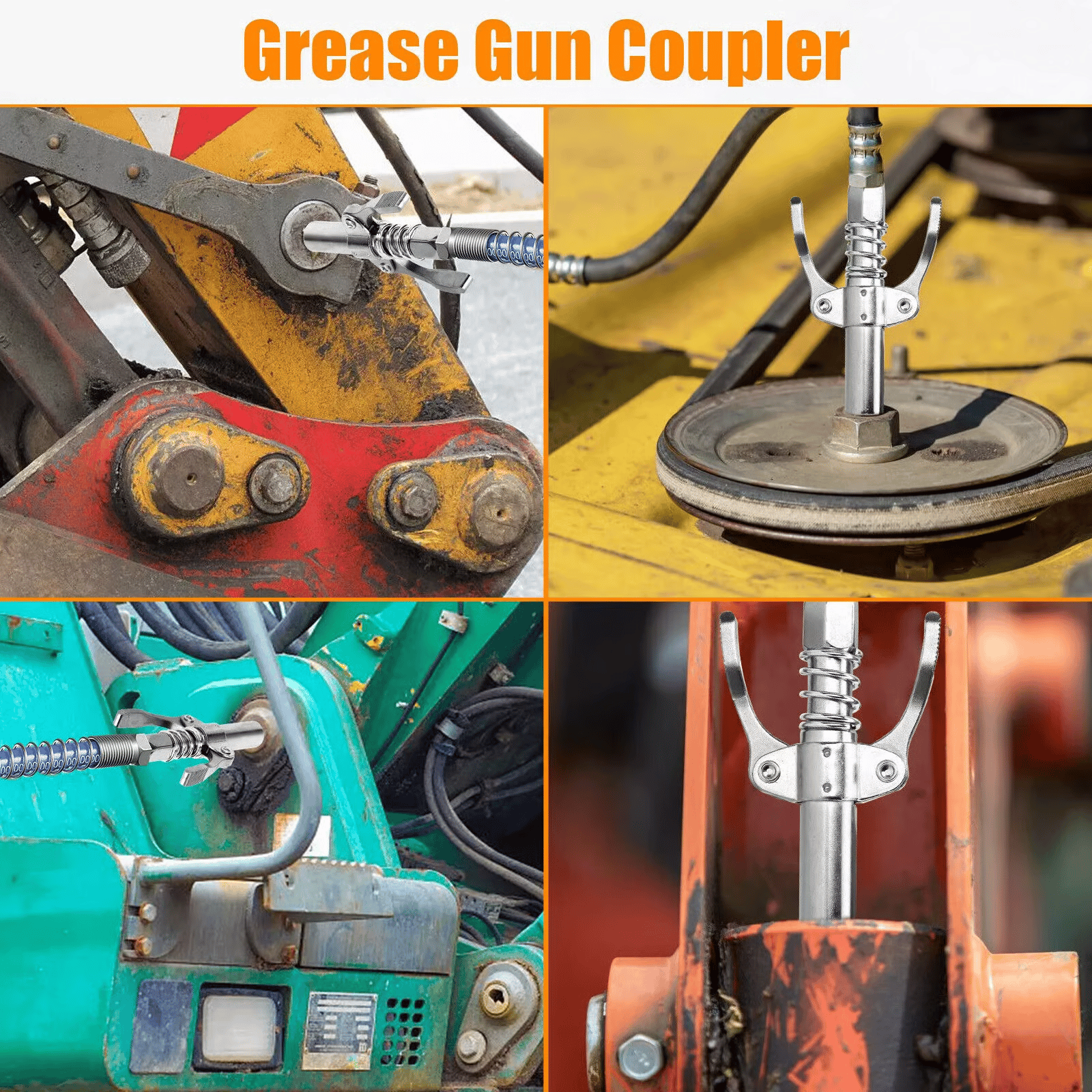 🍂TikTok Fall Mega Sale🎉Double Handle High Pressure Quick Release Grease Coupler