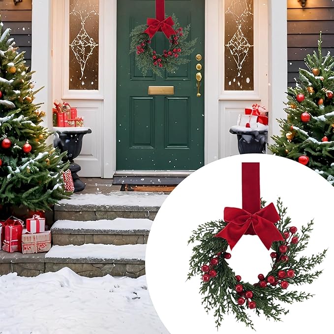 🔥Last Day Promotion 70% OFF🎅Mini Christmas Wreaths for Cabinets⚡Buy 3 Get 1 Free