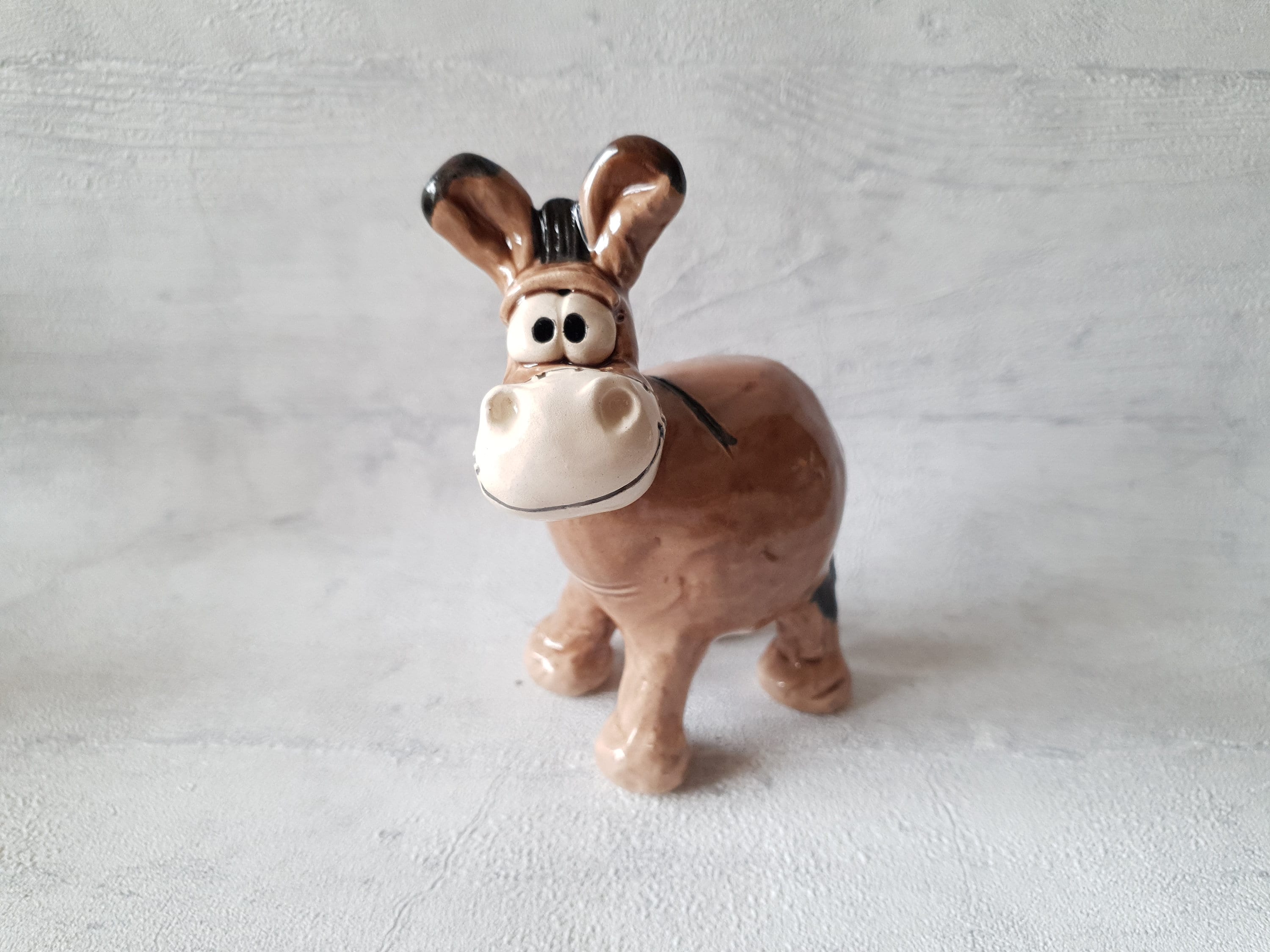 Donkey- A handmade original donkey ornament.