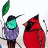 🔥Last Day Promotion - 49% OFF🔥Birds Stained Window Panel Hangings - Buy 2 Free Shipping