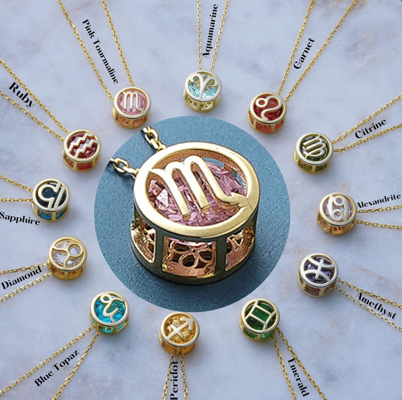 🔥Last Day Promotion 48% OFF-🎁-Twelve Horoscope Necklaces