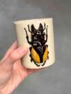 Ceramic Bug Mug – 3D Stag Beetle Design