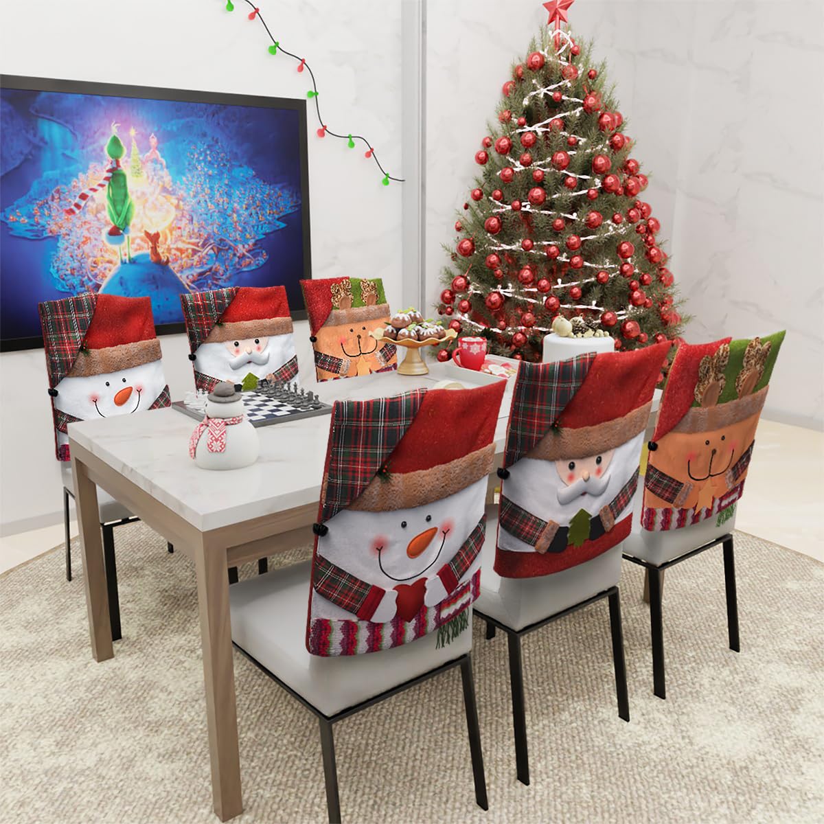 🌲Early Christmas Sale 49% Off🔥Christmas Themed Chair Cover