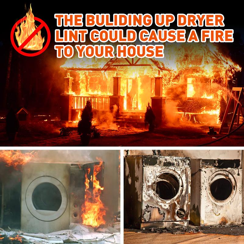 🔥Last Day Promotion 70% OFF🔥Dryer Vent Cleaning Kit⚡Buy 3 Get 1 Free