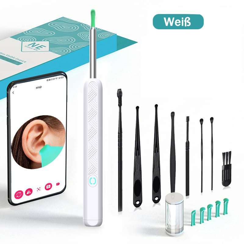 👂Kabellose endoskopische Ohrlöffel (Achtteiliges Set)