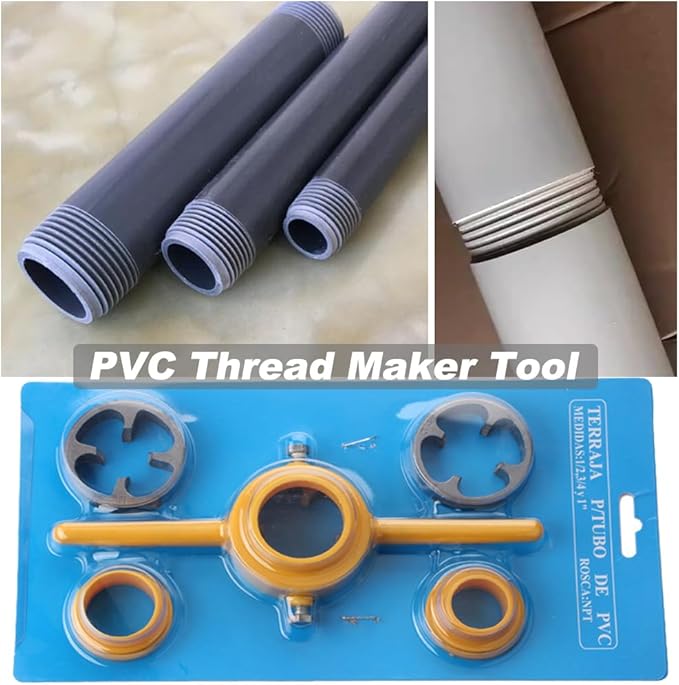 (🔥Special Offer 1000pcs 50% OFF) Pipe Thread Cutter, Plastic Pipe Quick Connector Set