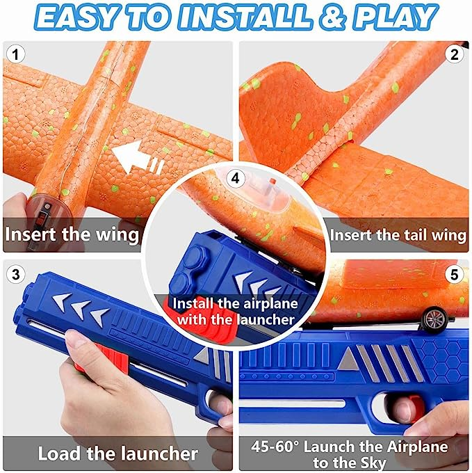 🔥Limited Time Sale 48% OFF🎉Airplane Launcher Toy-Buy 2 Get Free Shipping
