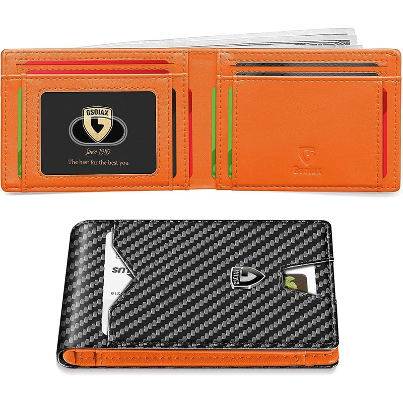 🔥Father's Day Sale -49% OFF!-Men's Slim Wallet with RFID Blocking