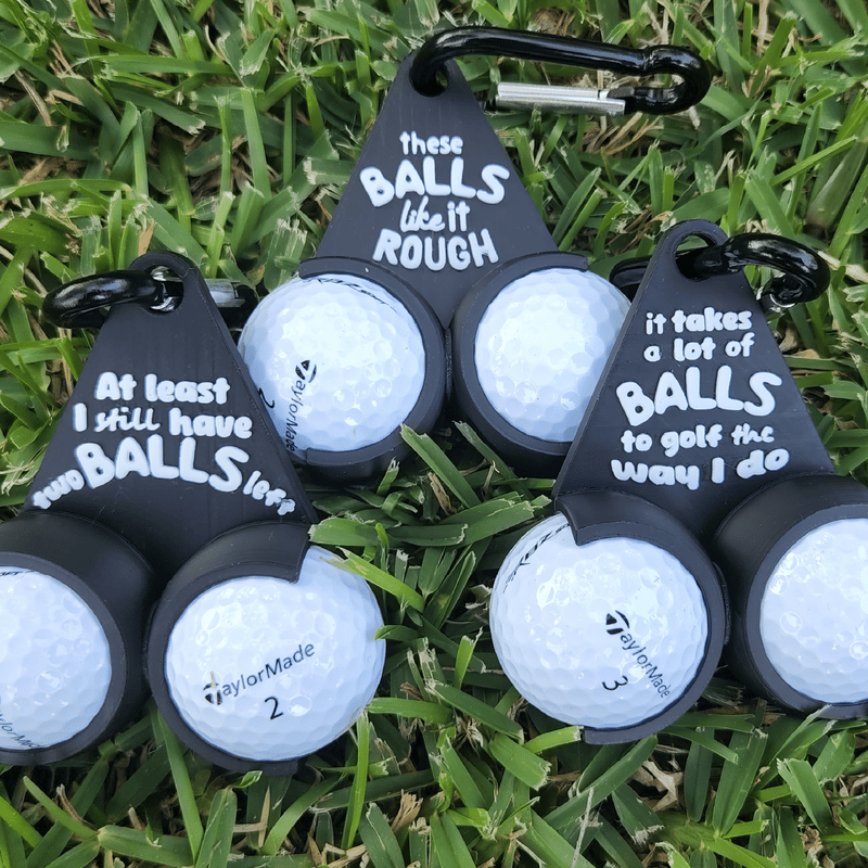 3D Printed Funny Golf Ball Holder 🏌️- Funny Golf Gifts