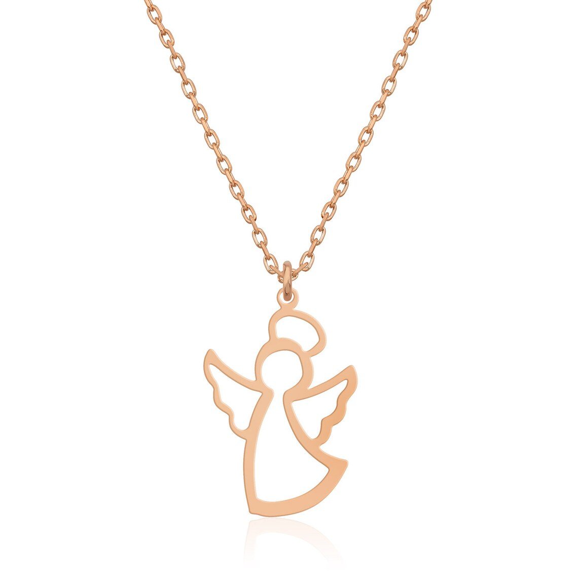 🔥Handmade 24K Gold Guardian Angel Charm Necklace - Ready to Ship