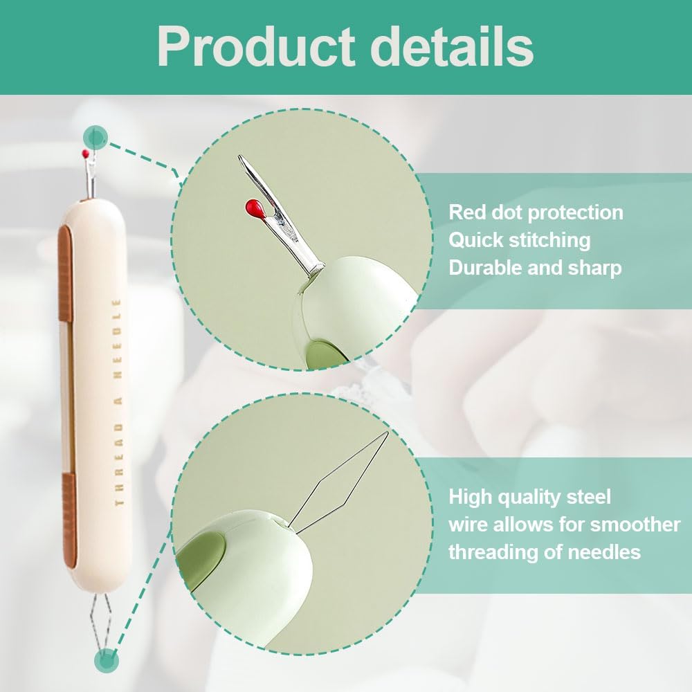 (🌲Early Christmas Sale - 49% OFF) 2 in 1 Needle Threader Seam Ripper