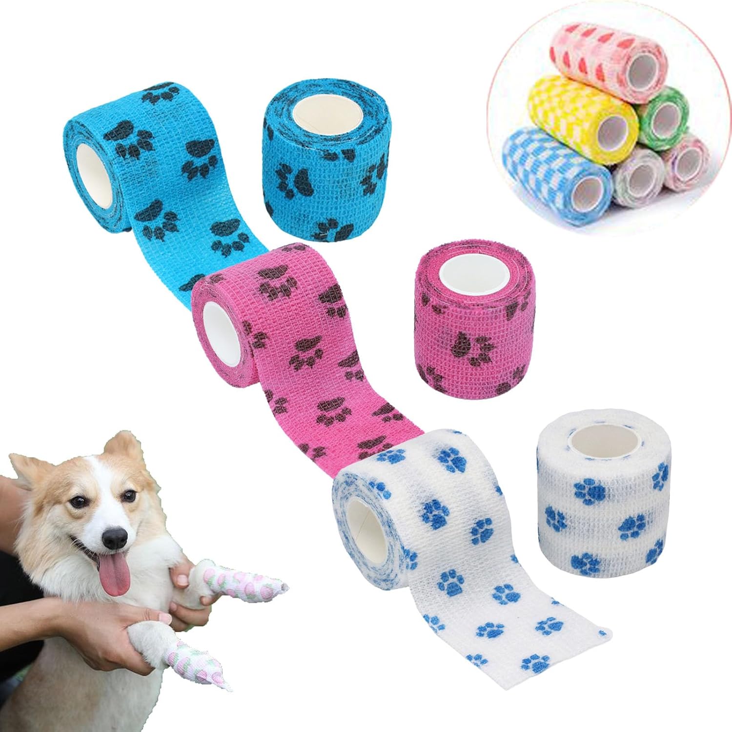 (🌲Early Christmas Sale- 49% OFF) 2024 Best Self-Adhesive Pet Bandage Shoes🐾