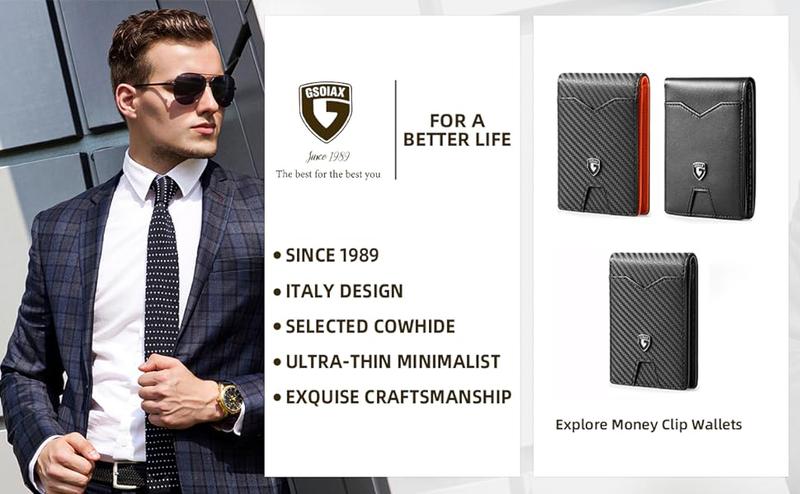 🔥Father's Day Sale -49% OFF!-Men's Slim Wallet with RFID Blocking