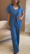 Women's V-neck Sleeveless Jumpsuit Casual Suit