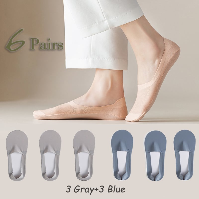 🔥BUY 3 SAVE 49%🔥Invisible Non-slip Ice Silk Socks & Never Fall Off