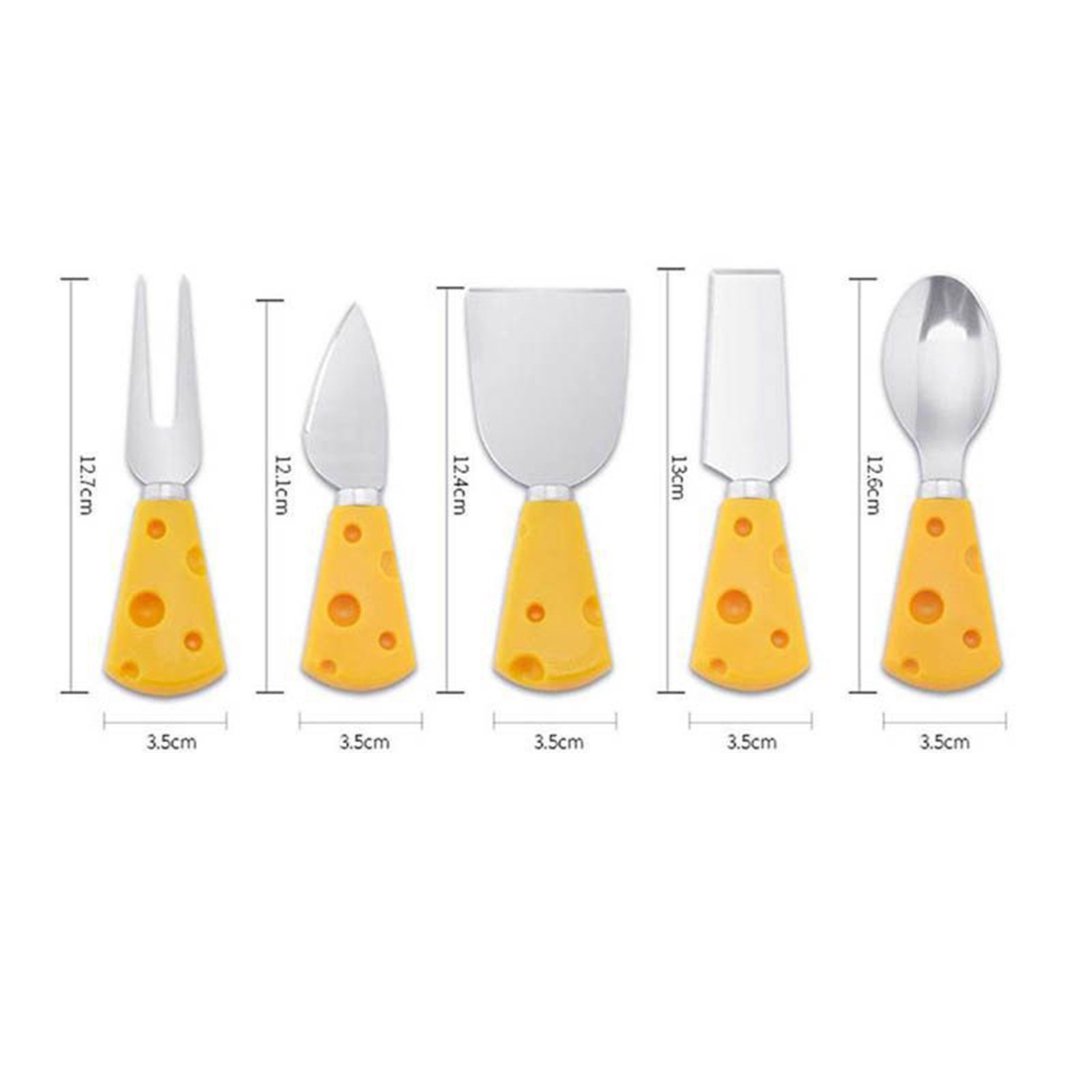 (🎄Christmas Hot Sale- 49% OFF) 5 Pieces Set Travel Cheese Knives🧀Buy 6 Get Extra 20% OFF