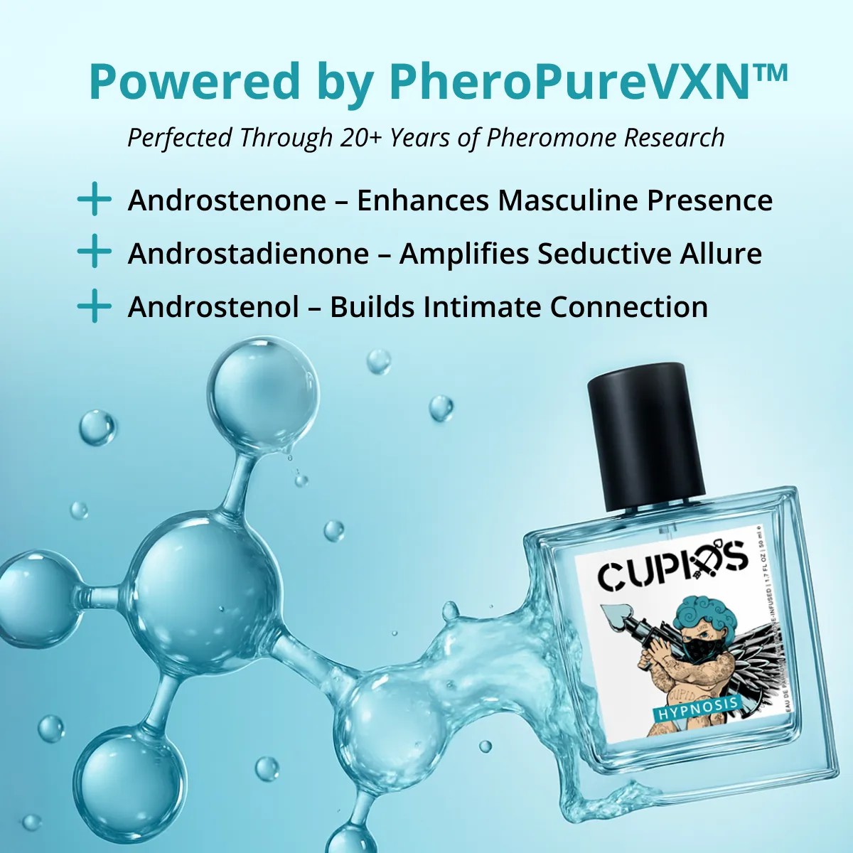 Original EDP Hypnosis 2.0 Pheromone-Infused Cologne for Men