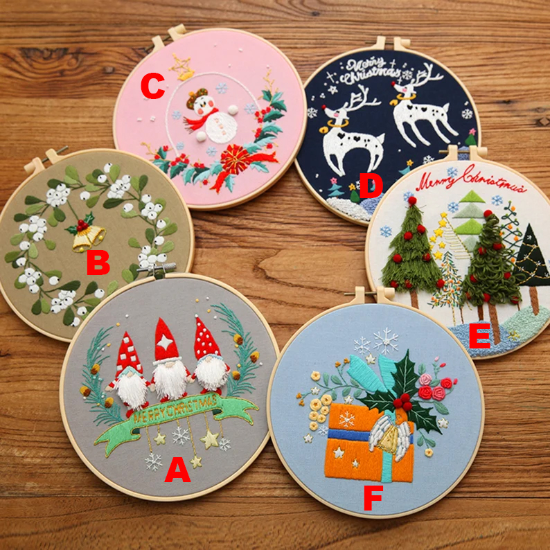 Christmas Embroidery Kits