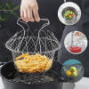 (🎅Christmas Sale 48% OFF) Stainless Steel Foldable Strainer Basket Colander(BUY 2 GET 1 FREE)