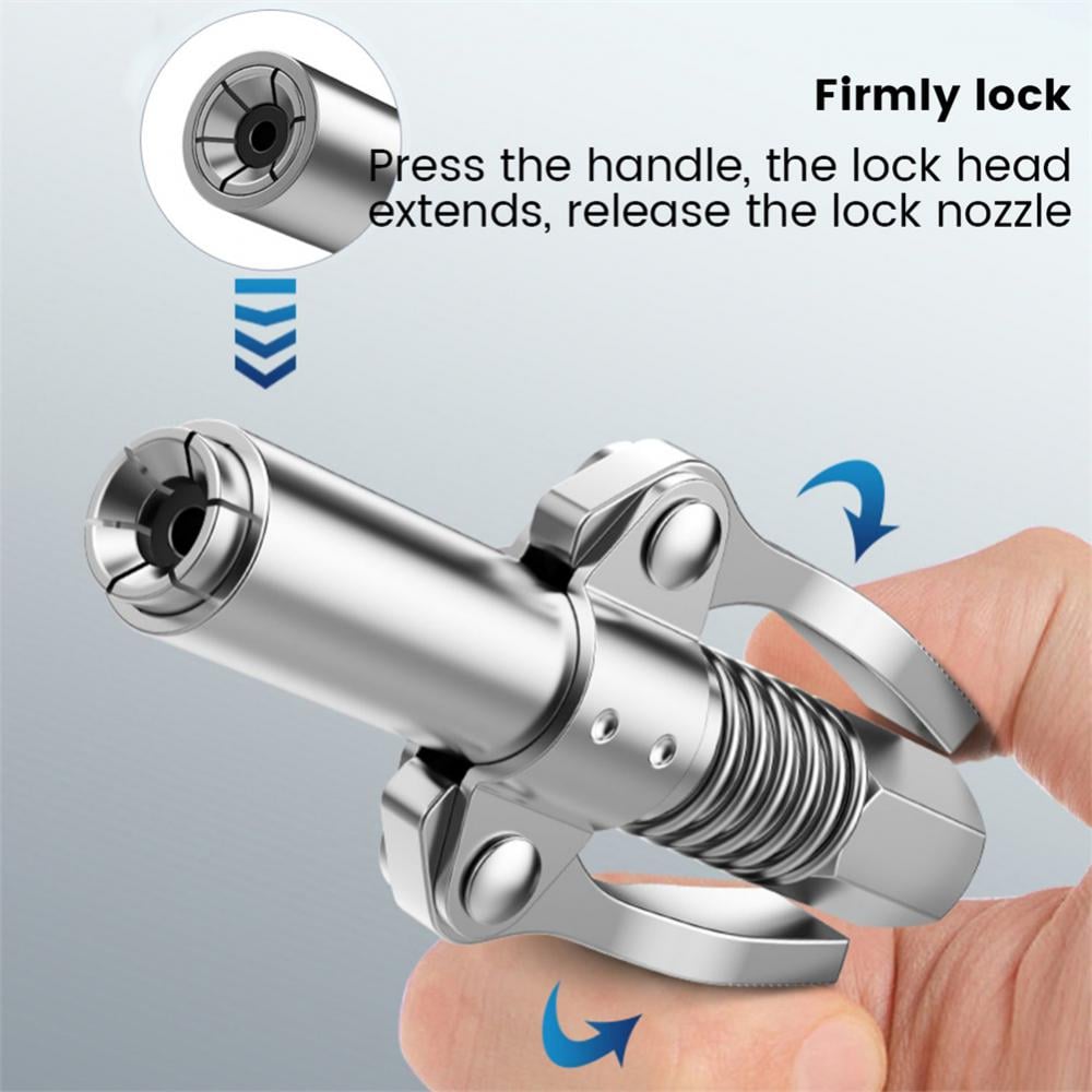 (🔥Last Day Promotion- SAVE 48% OFF)Strong Lock on Grease Couplers--buy 2 get 1 free NOW（3pcs）