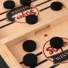Two-Player Wooden Ice Hockey Battle Parent-Child Interactive Tabletop Game