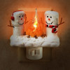 🎄Last Day Promotion 70% OFF⛄️2024 Snowman Campfire Twinkle Night Light