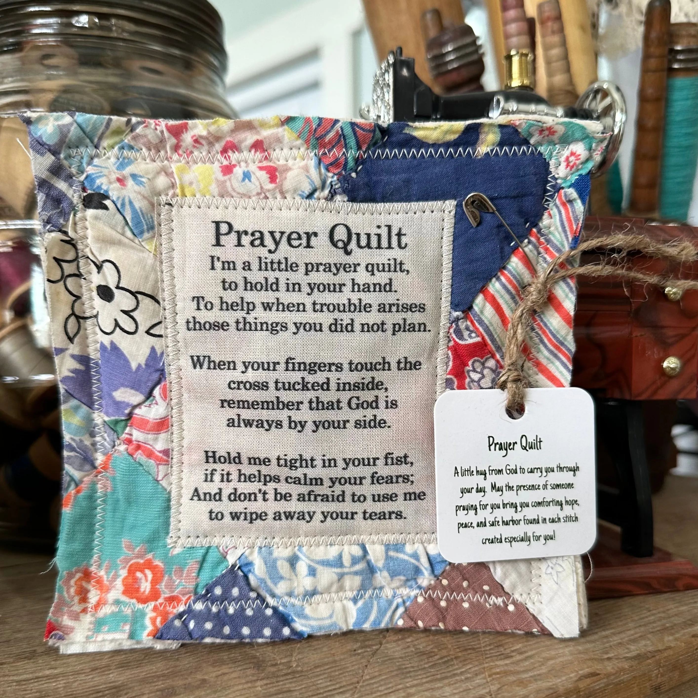 🔥Buy More Save More-✝️Prayer Quilt With Cross Inside