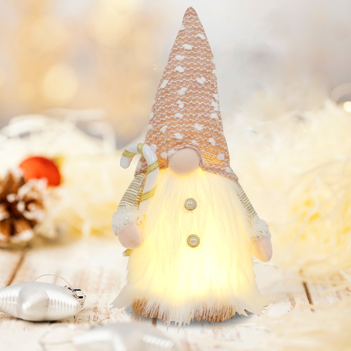 🔥Adorable Gnome Decorations with light