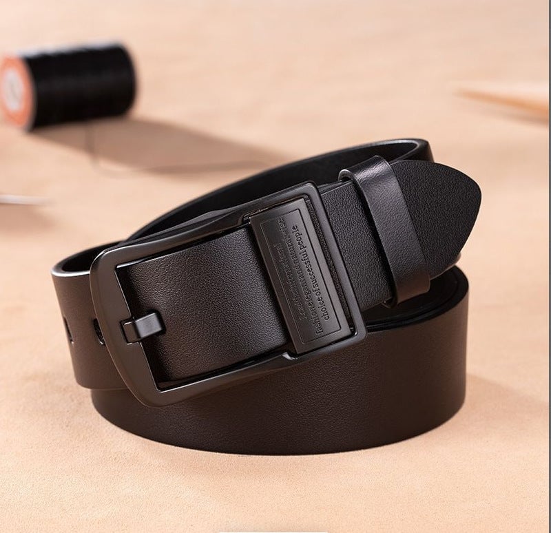 🎁[Practical gift for him] Men's Business Leather Belt