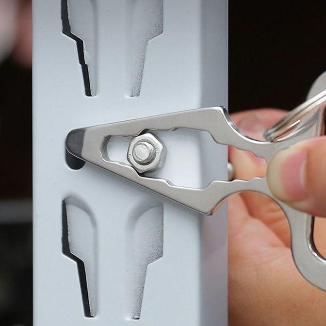 💥LAST DAY SALE 50% OFF💥Outdoor Multifunctional Keychain⚡BUY 5 GET 5 FREE