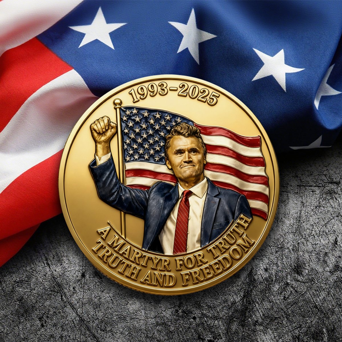 🙏60% OFF For Charlie's Fans - 🎗️🕊️Charlie Kirk Memorial Coin