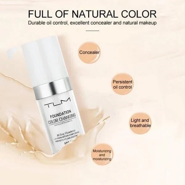 (🎉Last Day Promotion 50% OFF) Colour Changing Mature Skin Foundation