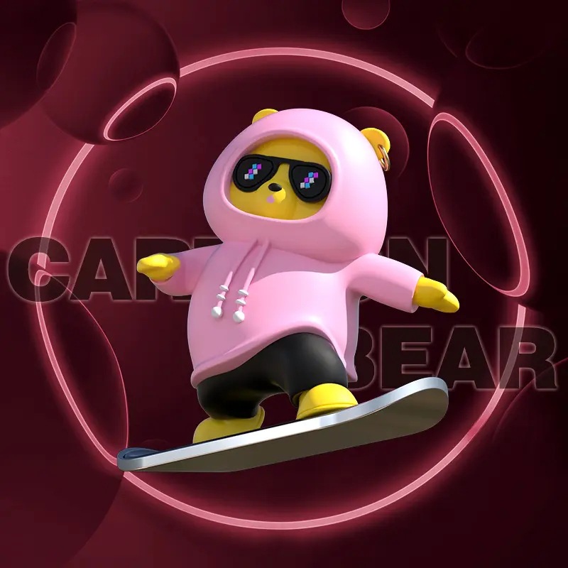 🔥2024 New Car Ornament🔥 - Skateboarding Bear Car Decor