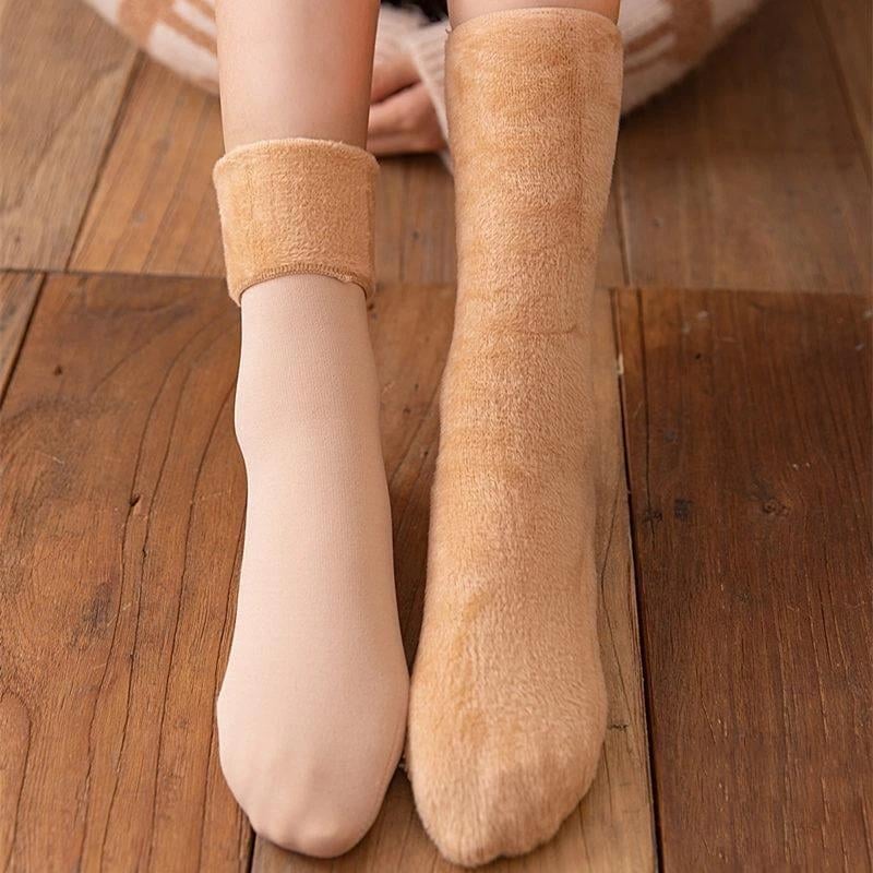 (🎅EARLY CHRISTMAS SALE-48% OFF) Unisex Snugly Velvet Winter Thermal Socks - BUY 5 GET EXTRA 20% OFF