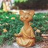 (🌲Last Day Promotion - 49% OFF) Happy Buddha Cat Figurine--Buy 3 Free Shipping