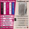 🍂TikTok Fall Sale — Last Day 70% OFF🎉Packing Reminder - Reusable Travel Checklist