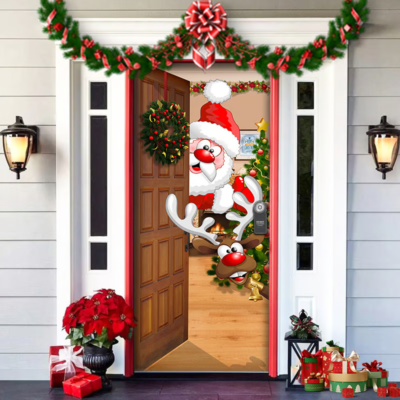 (🎄Christmas Hot Sale - 49% OFF) 2024 Christmas Front Door Decoration, ⚡Buy 4 Get Extra 20% OFF NOW!