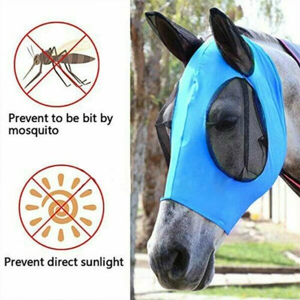 🔥Last day 54% off🔥Equine Mask Anti-Fly Mesh-- Buy 2 Free 1