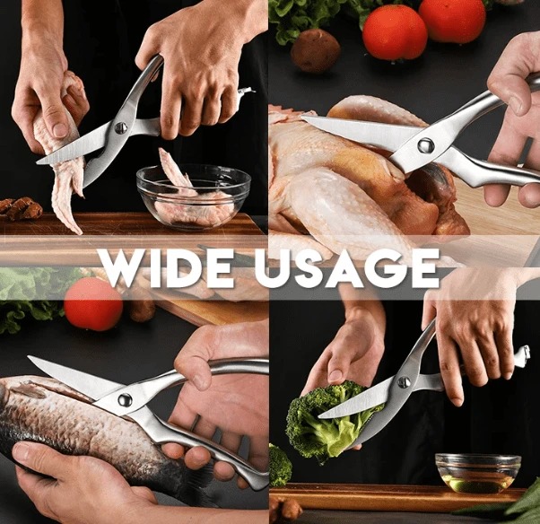 (🎅EARLY XMAS SALE - 48% OFF)-All in 1 Stainless Kitchen Scissors, Buy 2 Free Shipping