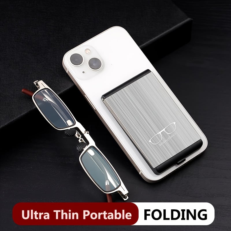 ⏰LAST DAY SALE 50% OFF💥Folding Portable Anti-Blue Light Anti-Fatigue Presbyopic Glasses