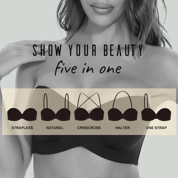 🔥LAST DAY 50% OFF - Full Support Non-Slip Convertible Bandeau Bra (Buy 2 Free Shipping)