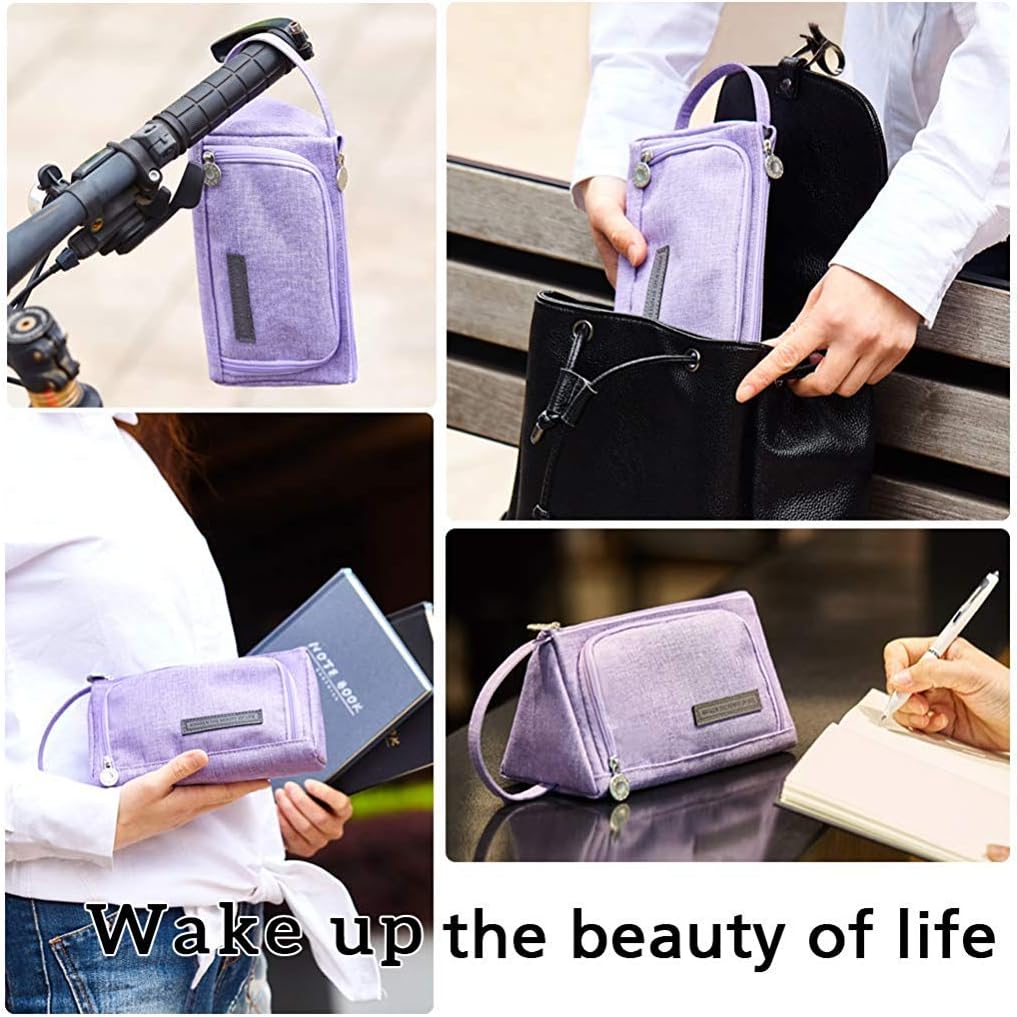 EASTHILL Big Capacity Pencil Case Pouch Pen Case Simple Stationery Bag School College Office Organizer for Teens Girls Adults Student