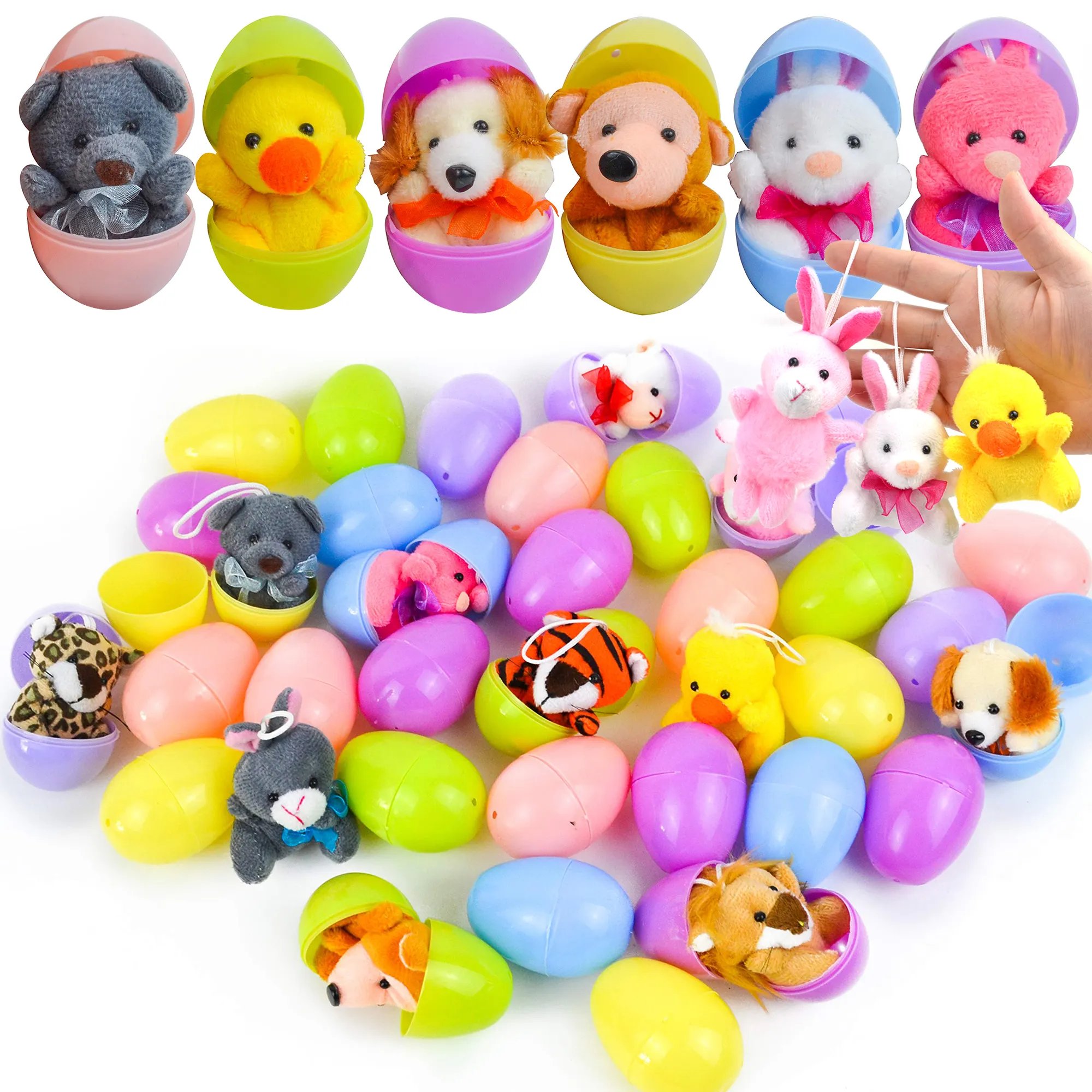 🔥2025 Hot Sale🎁Easter Cute Plush Doll Eggs🥚