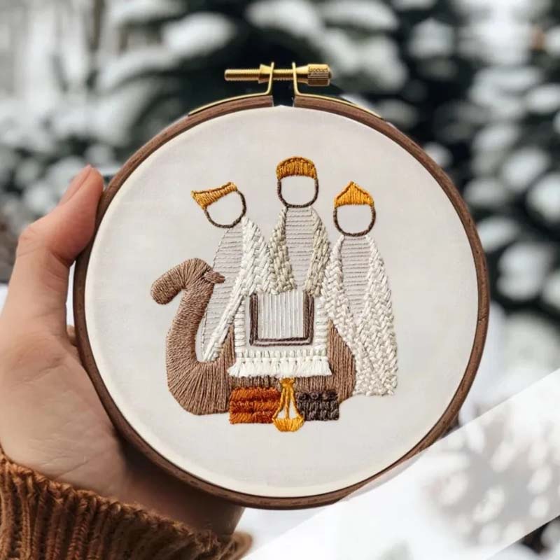 Nativity Scene Embroidery Kit