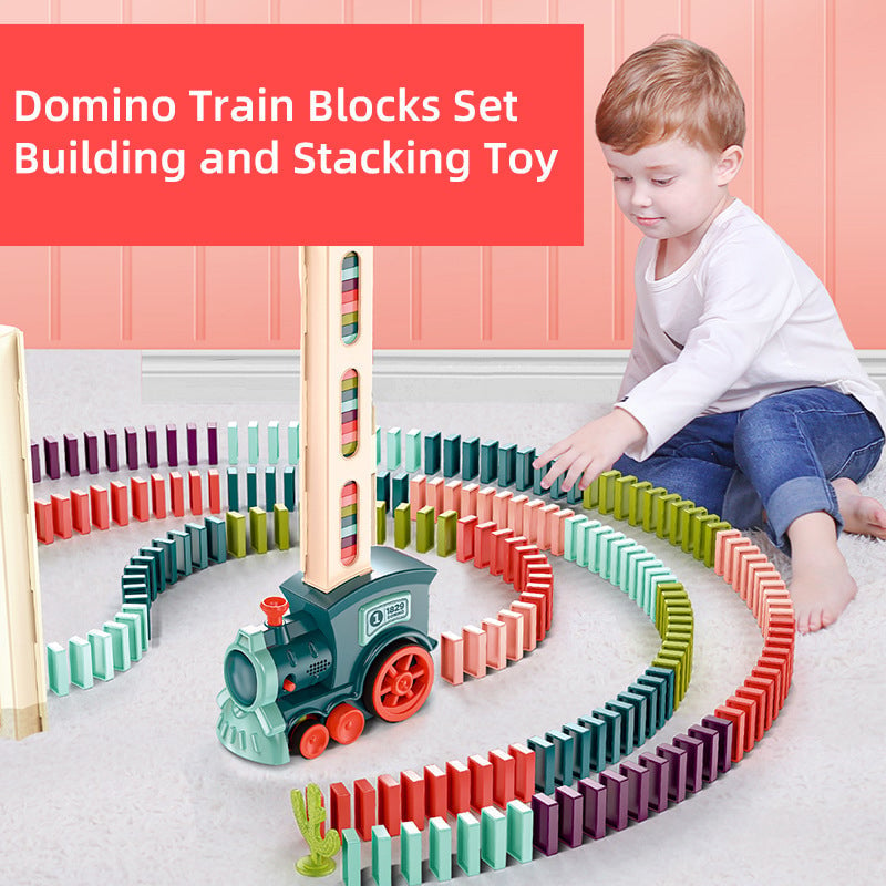 🔥Last Day Promotion - 70% OFF🎁Domino Train Blocks Set