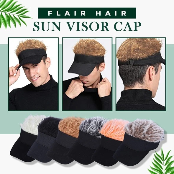 (💥New Year Flash Sale💥-50% OFF)Flair Hair Sun Visor Cap - BUY 4 EXTRA 20% OFF