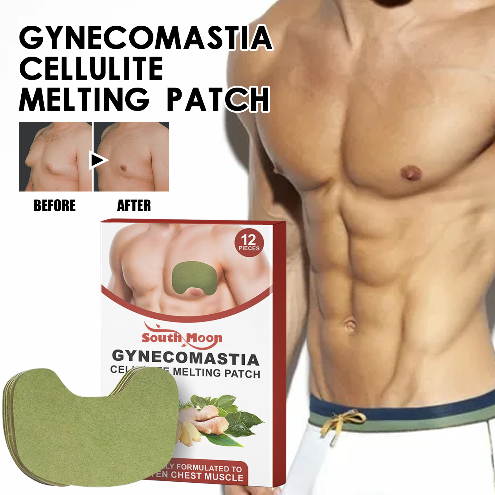 🎁Last Day Promotion- SAVE 70%🔥TurmericMax Gynecomastia Compress Patch