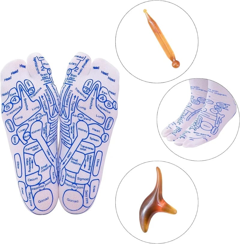 🔥Last Day Promotion- SAVE 70%💥Reflexology Chart Socks