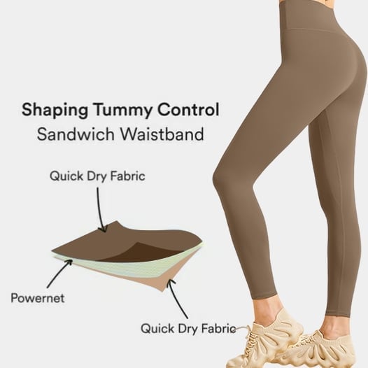 ⏰LAST DAY SALE 50% OFF💥High Waisted Tummy Control Shaping Training Leggings