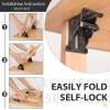 ⏰LAST DAY SALE 50% OFF💥Heavy-Duty Folding Brackets with 90° Lock – Space-Saving Steel Hinges